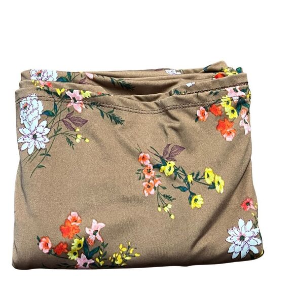 LuLaRoe Dani Maxi Dress Floral Print Sleeveless Brown 3XL New - Picture 11 of 12